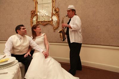 Wedding Saxophonist Friedel Knobel