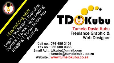 TDKubu Graphic and Web Design Business card